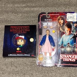 Bnib Stranger things figure (eleven) & 5 star figure (Dustin)